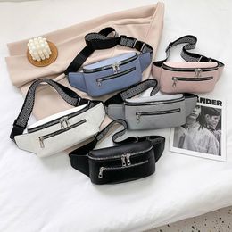 Waist Bags Brand Women's PU Leather Fanny Pack Fashion Ladies Shoulder Crossbody Chest Luxury Travel Women Belt Packs