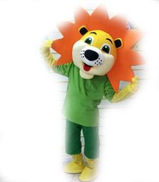 2022 Stage Performance Orange Colour Lion Mascot Costume Halloween Christmas Fancy Party Cartoon Character Outfit Suit Adult Women Men Dress Carnival Unisex Adults