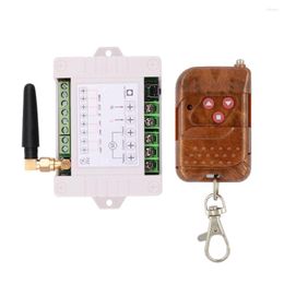 Switch AC 110 220V 10A Motor Remote Control High Power RF Controller Auto Gate Garage Door Up Down Stop ASKRX