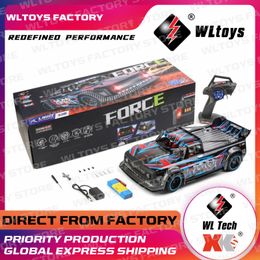 Wltoys Cars 104072 RTR 1/10 2,4 g 4WD 60 km/h bürstenloser RC-Auto-Drift Onroad Metal Chassis LED Light Vehicles Modell Offroad Climbing Truck