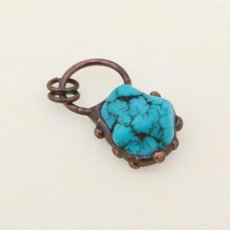 Pendant Necklaces 2022 Irregular Natural Turquoise Stone Retro Men And Women Necklace Jewelry Accessories