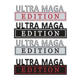 3D Edition ULTRA MAGA Car Party Decoration Metal Alloy Sticker Emblems Badge Cars Metal Leaf Board