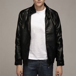 Men's Leather Faux Autumn Pu Jacket for Fitness Fashion Male Suede Casual Coat Clothing Size S5Xl 2 Colours Soft Warm 220905