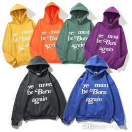 Tasarımcı Klasik Erkek Kadın HOVENIES Hip Hop Sweatshirt Ceket Mektubu Baskılı Çift Kazak Sweater Kapşonlu