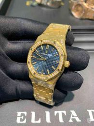 Luxury Mens Mechanical Watch Aibi Gold Diamond Automatic Table 15451ba Zz. 1256ba. 01 Swiss Watches Brand Wristwatch