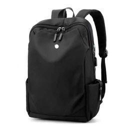 NWT LL Backpack Yoga Bags Backpacks Laptop travel Outdoor Waterproof Sports Bags Teenager School Black Grey