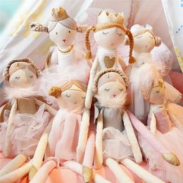 Decorative Objects Figurines Nordic 50cm Fairy Soothing Girl Doll Plush Toys for Baby Girls Sleeping Kids Gift Room Decoration Nursery Decor 220906