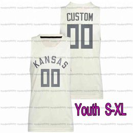 James College Basketball Wears College Custom Kansas Jayhawks NCAA College Basketball Jersey Paul Pierce Danny Manning Joseph