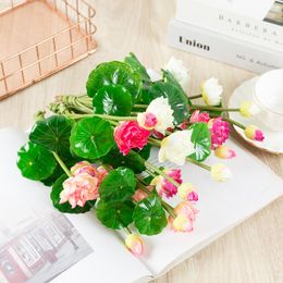 Faux Floral Greenery Simulation Lotus Wholesale Living Room Pond Small Lotus Wedding Modelling Fake Flowers Pastoral Life Plants J220906