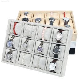 jewellery box displays Australia - Watch Boxes Cases Fashion Grey Velvet Drawer Jewellery Storage Box Holder Necklace Ring Earrings Pendant Exposed Display Organizer J220825 J220906