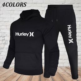 Mens Tracksuits Mens est Fashion Tracksuit Long Sleeve Hoodies Jogging Pants Suits Pullover Casual Sports Outdoors Male Spring Autumn Sets 220906
