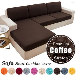 Chair Covers Stretch Solid Color Sofa Seat Cushion Cover For Living Room Funiture Protector Elastic Couch Chaise Slipcover