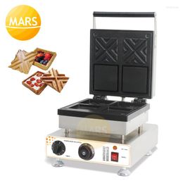 Bread Makers Commercial Use Non Stick Waffles Maker Iron Sandwich Machine 220V 110V Electric Filled Waffle Bowl Baker Pan