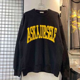 Men's Hoodies Sweatshirts 2021ss Askyurself Los Angeles Sweatshirts Men Women PUFFY 3D Screenprint Askyurself Hoodies Oversize Crewneck Clothes Men T220901