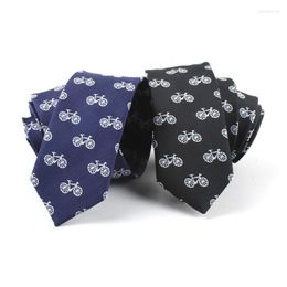 Bow Ties 5CM Men's Tie High Quality Necktie Bike Anchor Printing Party Ball Neckwear Gift For Father's Day Bowtie Hanky Set Scarf