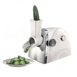 LIVEAO Electric Kitchen Cheese Grater Commercial Food Mill Cheese Cutter Grinder Mozzarella Shredder Carrot Slicer