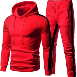 Mens Tracksuits Mens Track Suits 2 Piece Autumn Winter Jogging Suits Sets Sweatsuits Hoodies Jackets and Athletic Pants Men Clothing 220906