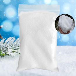 Christmas Decorations Instant Snow Powder Non-toxic Recyclable Fake Simulation Tree Snowflake For Park Party Decoration