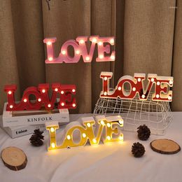 Strings LED LOVE Wedding Decoration Valentines Day Bride To Be Hen Party Details Gift Home Decor