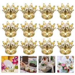 Gift Wrap 1 Set 12 Pcs Hollow Crown Wedding Candy Boxes Candy Storage Boxes Packing Cases Hollow Crown Candy Box 220906