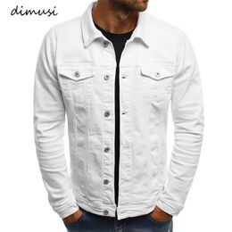 Men's Jackets DIMUSI Spring Mens Denim Jacket Fashion Male Jeans Slim Fit Casual Streetwear Vintage Men Jean Outwear Clothing.TA325 220905