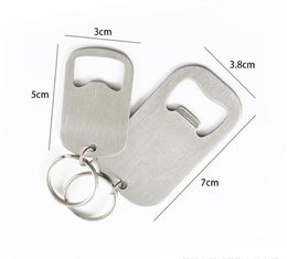 Big and small size popular Stainless Steel Key Chain Bottle Opener
