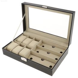 watch box large Canada - Watch Boxes Cases Sunglasses Display Storage Box Case Glasses Holder Organizer Large Gift J220825 J220906