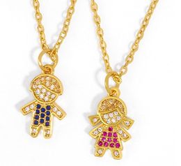 Jewellery Necklaces Pendants boy girl chain necklace Zirconia Jewellery Cubic Crystal Cz Fashion Charm dr6uj4