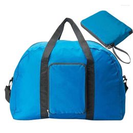 Duffel Bags Nylon Waterproof Womens Folding Travel Weekend Holdall Luggage 18.1x13.78x5.11 Inch X095