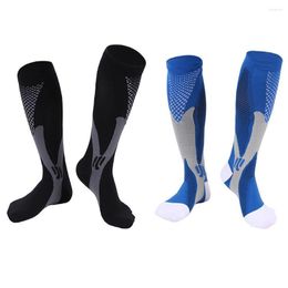 Sports Socks Running Compression Men Women Athletic Football Cycling Elastic Stockings