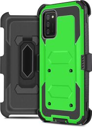 Phone Cases For Samsung G530H G360H A20 A11 A12 A13 A21 A22 A23 A32 A33 A42 A52 With 3-Layer Heavy Duty Shockproof Anti-drop Belt Clip Kickstand Defender Protective Cover