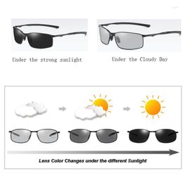 safty glasses NZ - Sunglasses Mens Pochromic Transition Lens Driving Glasses Polarized Male Driver Safty Goggles Oculos Gafas De Sol