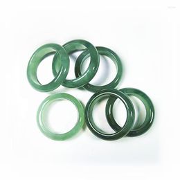 Cluster Rings Fashion Men's And Women's Couple Models Boutique Jade A Cargo Oil Green Ring