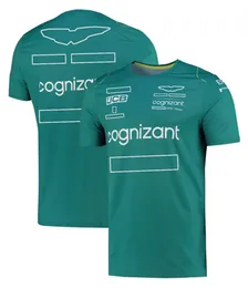 F1 racing suit 2022 fan T-shirt summer men's breathable quick-drying team uniform