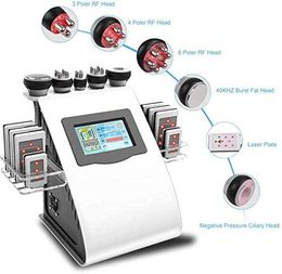 Radio Frequency Lipo Laser pads 40K Ultrasound Vacuum Cavitation System RF Weight Loss Fat Burning Body Shape Loss Weight Beauty Device