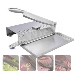 LEWIAO Chicken and Fish Meat Sawing Machine Multi function Nougat Slicer Stainless steel Household