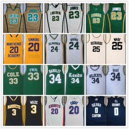 Retro Real Stitched Basketball Jerseys Rose Iverson Pippen Rodman Garnett Durant Irving Harden Wade Carter Mutombo