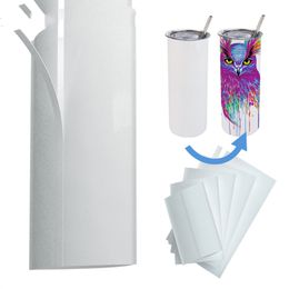 7 sizes Blank Sublimation Shrink Wrap Bag Pouch For Tumbler Trave Cup Blank Mug PVC Heat Film