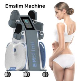 EMSlim HIEMT Max High-intensity 4 Handles Ems Slimming Electromagnetic Body Fat Burn Abdominal Muscle Building Stimulator Sculpting WeightLose Butt Lift Machine