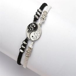 Tai Chi couple weaving bracelet dragon gossip totem good friend friendship bracelet GC1569