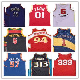 College Wears Vintage Remix Basketball Jerseys 1 Another KID CUDI 01 Jack 4 Dreamville 6 Zone The District 12 Groovy 40 Sick Wid It 88 Don 9