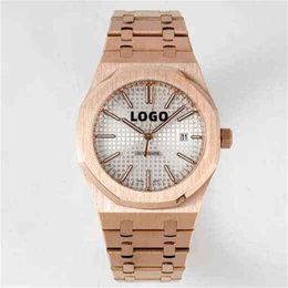 Diver Luxury Mechanical Watch Zf Factory 41mm 15400 Eta 3120 Movement Rose Gold Brand