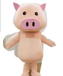 2022 Factory direct sale Pig Mascot Costumes Adult cute pink nose fancy dress suit costumes cartoon party costumes adult size