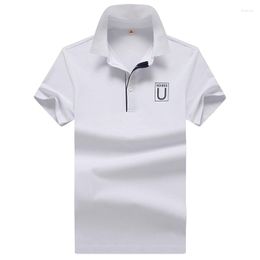 Men's Polos Summer Men Clothing Shirts For Casual Fashion Solid Colour Slim Fit Breathable Korean Tshirt Para Hombre M-4XL