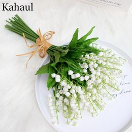Faux Floral Greenery Babybreath Plastic Artificial Flowers White Gypsophila DIY Branch Baby's Breath False Flower for Wedding Home Living Room Decor J220906