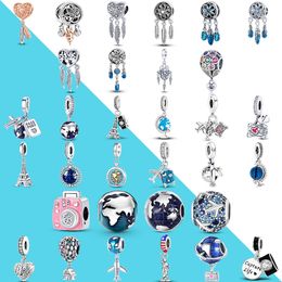 925 Silver Charm Beads Dangle Women Dreamcatcher And Travel Collection Bead Fit Pandora Charms Bracelet DIY Jewelry Accessories