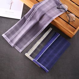 Bow Ties Handkerchief Men's Cotton Sweat Absorbent Large Square Gentleman Business Portable Thin Jersey