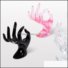 Jewellery Pouches Bags Jewellery Organiser Mannequin Finger Glove Ring Bracelet Bangle Display Stand Holder Joyero Organizador Yydhhome Dhwmy