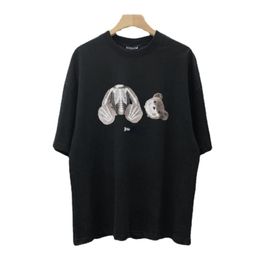 new fashion brand tshirts casual bear letter printing oversize tees