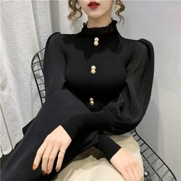 Women s Sweaters Cardigan Sweater Autumn Winter Casual Vintage V Neck Cardigans Button Long Sleeve Loose Female Knitted Top 220906